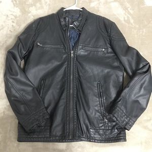 Men’s faux leather jacket